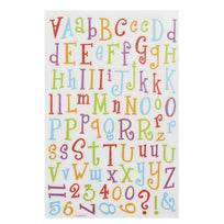 Art.4770 Calcomanía Letras Brillantes