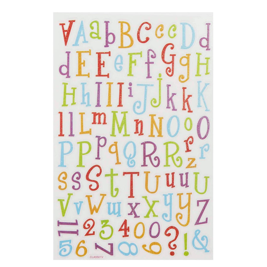 Art.4770 Calcomanía Letras Brillantes