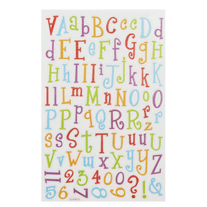Art.4770 Calcomanía Letras Brillantes