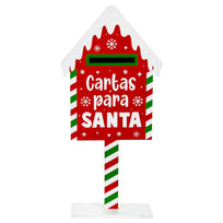 Art.5302 Buzón Navideño Con Base Grande