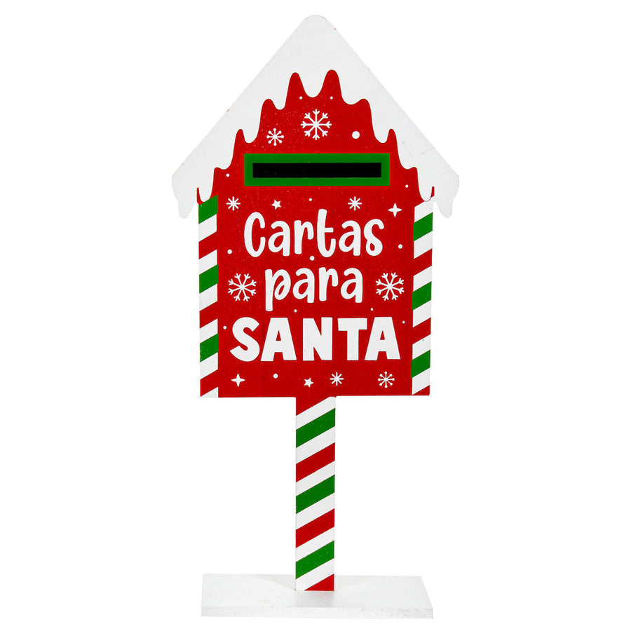 Art.5302 Buzón Navideño Con Base Grande