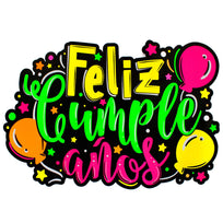 Art.5395 Letrero Cumple Neon 59x88cm