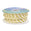 Fantasías Miguel Art.5424 Cordón Color Con Hilo Oro 3mm 10m Blanco/Oro