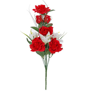 Art.5785 Ramo Fino Rosa/Lily X10