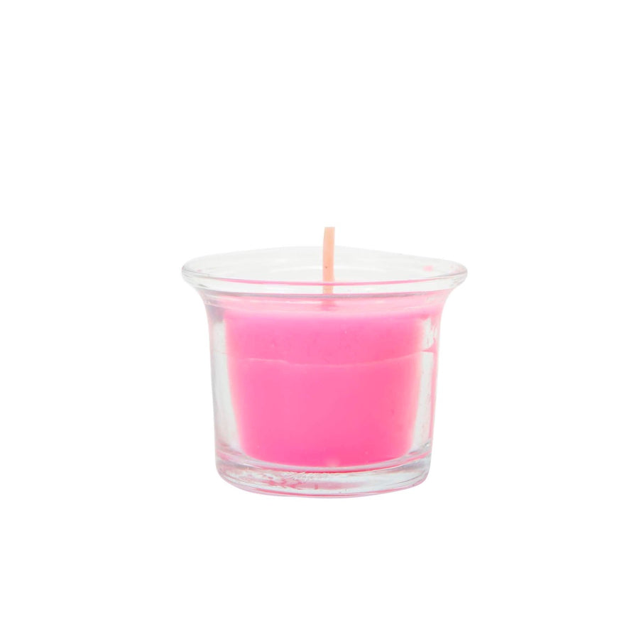 Art.6235 Veladora Decorativa Vaso De Cristal
