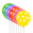 Fantasías Miguel Art.6262 Globo Impreso Con Puntos #12 10pz Surtido
