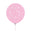 Fantasías Miguel Art.6265 Globo Impreso Con Estrellas #12 10pz Rosa