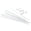 Fantasías Miguel Art.6281 Base Para Globo Con Popote 42cm 10 Juegos Blanco