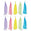 Fantasías Miguel Art.6289 Guia Borlas Ondas Combinadas x10 (Al 33cm Aprox) 2.4m 1pz Multi-Pastel