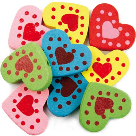 Art.7416 Cuentas De Madera Figuras