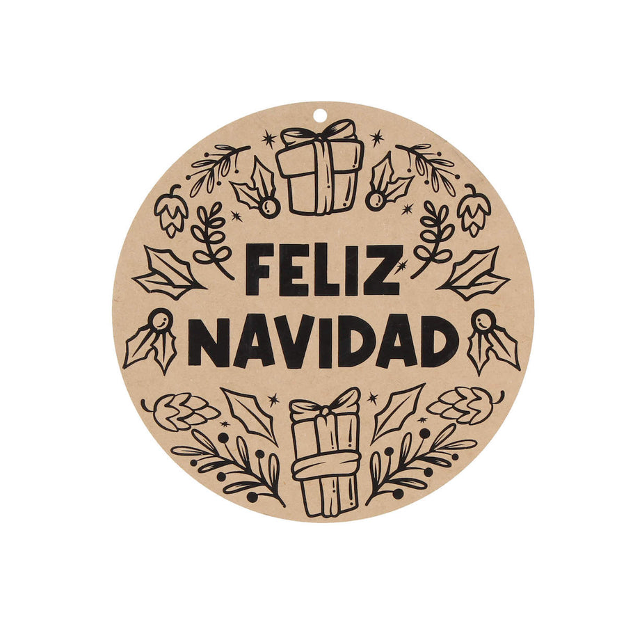 Art.7549 Esfera Navidad Color 25cm