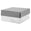 Fantasías Miguel Art.7709 Caja Pvc Metalizada 4x8x8cm 1pz Plata