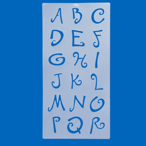 Art.7836 Estencil Letras / Números Grandes