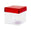 Fantasías Miguel Art.8005 Caja Pvc Con Tapa Metalizada 5.5x5.8cm 1pz Rojo Brillan