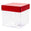 Fantasías Miguel Art.8014 Caja Pvc Con Tapa Metalizada 8.1x8.4cm 1pz Rojo Brillan