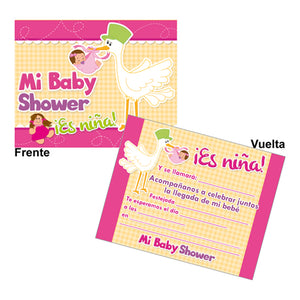 Art.8031 Invitación Baby Cigüeña