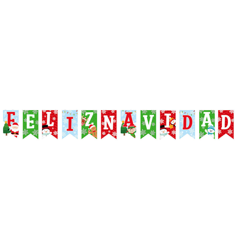 Art.8226 Banderín Feliz Navidad