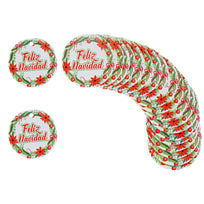 Art.8265 Tarjeta Navidad Redonda