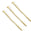 Fantasías Miguel Art.8282 Alfiler De Engarce 2.5cm 20g (aprox 100pz) Oro
