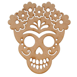 Art.8964 Calavera Calada Chica Mdf