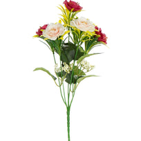 Art.8969 Ramo Rosas 6 Flores Y Accesorios