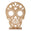 Fantasías Miguel Art.8974 Calavera Calada Con Base Mdf 27x20x6.5cm 1pz A