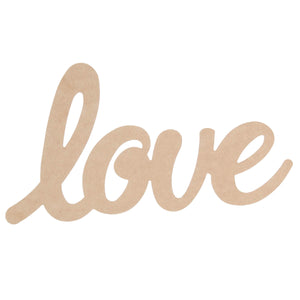 Art.898 Letrero Love 21.5x40cm