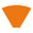 Fantasías Miguel Art.9174 Cono Decorado 20cm 10pz Naranja