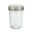 Fantasías Miguel Art.9583 Frasco Cristal Con Tapa    Aprox 200ml 10.2x7cm 1pz Transparente
