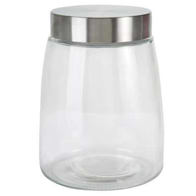 Fantasías Miguel Art.9603 Frasco Vidrio Con Tapa      1,200ml 16.5x12.5cm 1pz