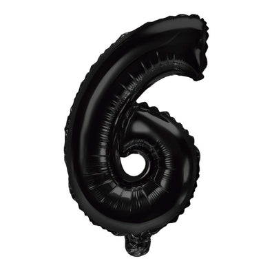 Fantasías Miguel Art.9915 Globo Número Negro 40.6cm 1pz