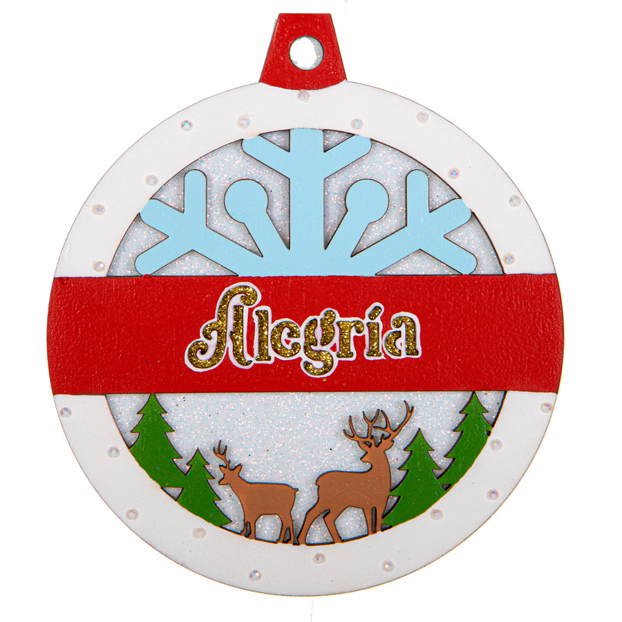 Art.10769 Esfera Clásica Deseo 13.5x12cm 1pz