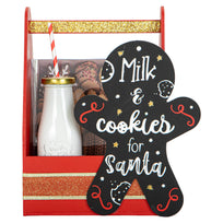 Art.10822 Letrero Navidad Color Negro 29cm 1pz