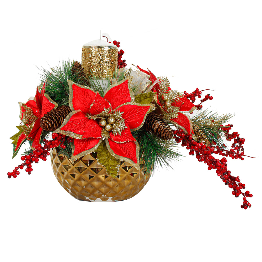 Art.8568 Base Cerámica Piña 14x21cm 1pz