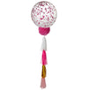 Fantasías Miguel Clave:AX179 Globo Con Confetti Rosa