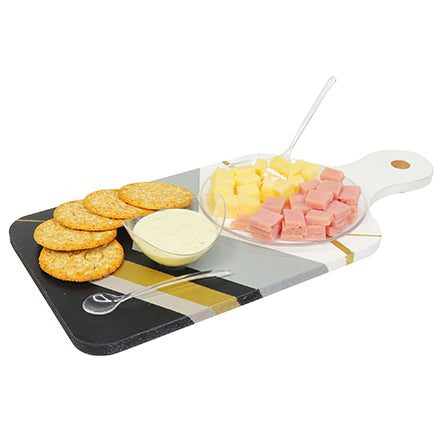 Tabla Decorada Negro/Oro