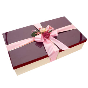 Caja Con Moño Y Flor