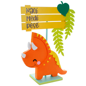 Letrero Con Dinosaurio