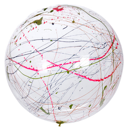 Globo Con Pintura Lineas