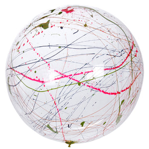 Globo Con Pintura Lineas