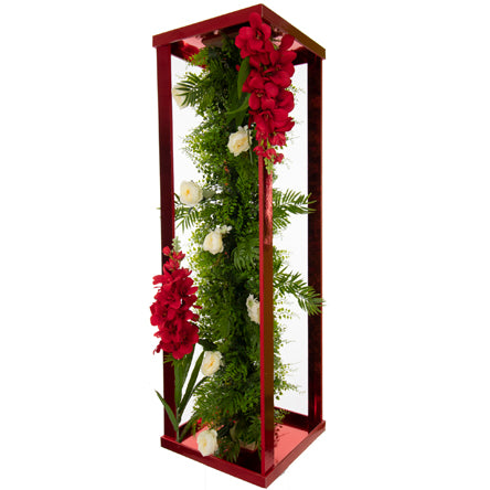 Torre Arreglo De Boda Rojo