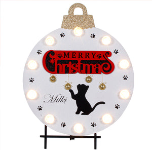 Esfera Merry Christmas Gatito