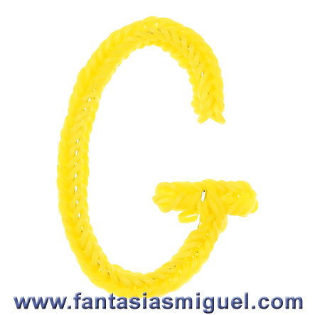 Letra G Con Ligas Divertidas