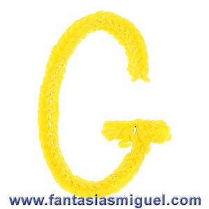 Letra G Con Ligas Divertidas