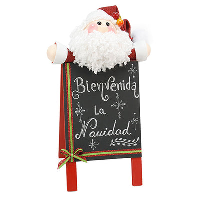 Fantasías Miguel Clave:CA2630 Pizarrón Santa Bienvenida La Navidad