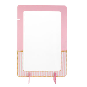 Mampara Rosa Con Blanco