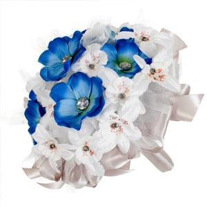 Ramo Boda Azul-Plata