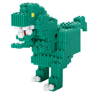 Dinosaurio Block 3d