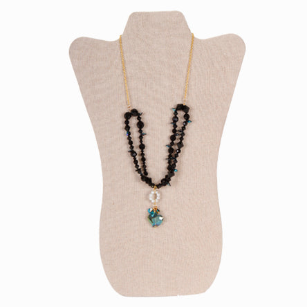 Gargantilla Negra Con Dije Corazón