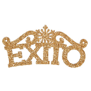 Letrero Éxito Diamantado Oro